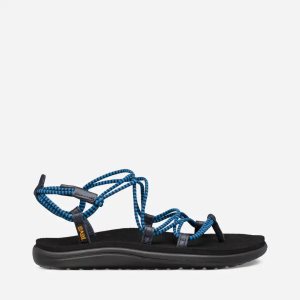 Teva Voya Infinity Stripe Σανδαλια Γυναικεια - μπλε/μαυρα